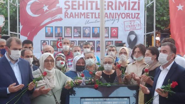 Güngörendeki patlamada şehit olanlar anıldı