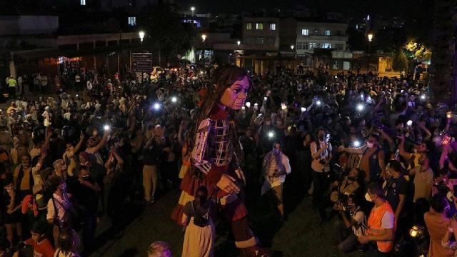 "Küçük Amal"ın İngiltereye yolculuğu Gaziantepten başladı