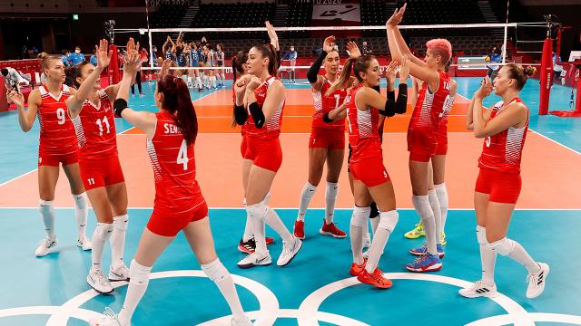 A Milli Kadın Voleybol Takımında çeyrek final gururu