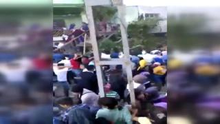 Kayseri'de nişan töreni sırasında balkon çöktü: 13 yaralı