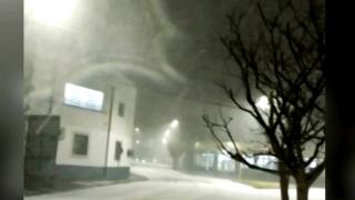 Brezilya karla kaplandı