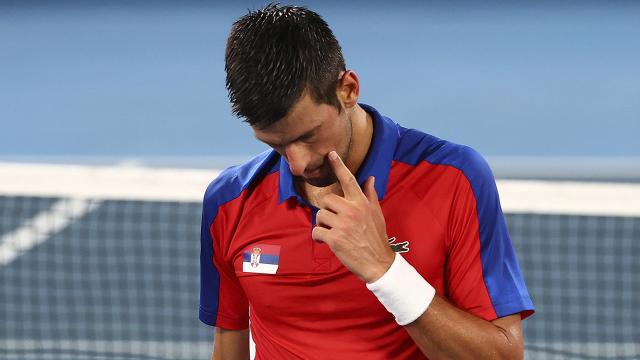 Novak Djokovicin "altın-slam" hayali suya düştü