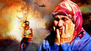 Mersin'de orman yangını: Vatandaşları kurtarmak için seferber oldular