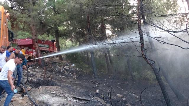 İzmirdeki orman yangını kontrol altına alındı