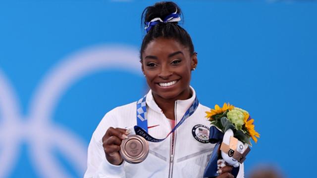 ABDli cimnastikçi Simone Biles üçüncü oldu