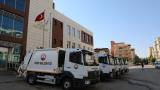 Nizip Belediyesi araç filosuna 5 çöp toplama aracı kattı