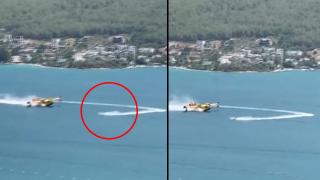 Yangın söndürme uçağını engelleyen olaya soruşturma