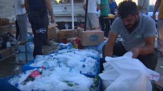 Yangın lojistik merkezlerinde hummalı çalışma