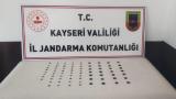 Kayseri'de Roma ve Bizans dönemine ait 76 sikke ele geçirildi