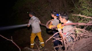 TRT Haber 'alev savaşçıları'nın gece çalışmalarına eşlik etti