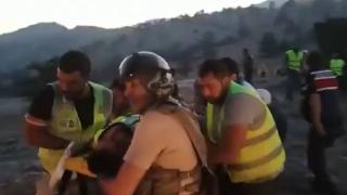 Yaralanan orman personeli askeri helikopterle hastaneye götürüldü