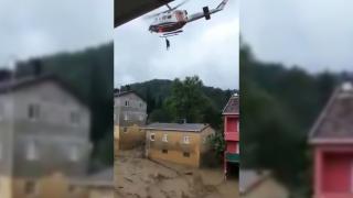 Sinop'ta mahsur kalanlar kurtarılıyor