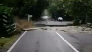 Bartın'da selden sonra köprü böyle yıkıldı