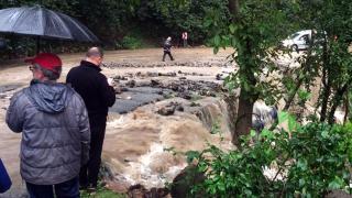 Ordu'da sağanak sele dönüştü