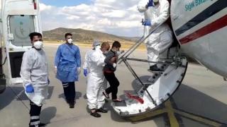 Ambulans uçak down sendromlu Seyfullah için havalandı