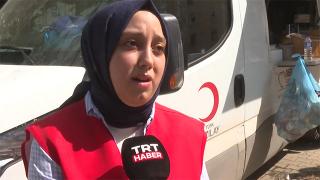 Selden kurtuldu, Kızılay'ın gönüllüsü olarak canla başla çalışıyor