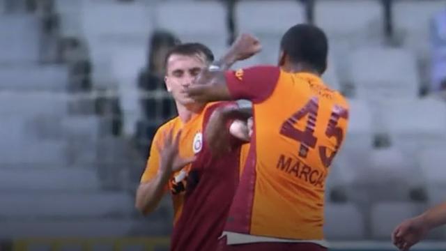 Marcao takım arkadaşı Kerem Aktürkoğlunu yumrukladı