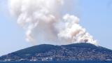 Heybeliada'da ormanlık alanda yangın