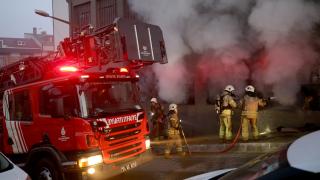 İstanbul'da ambalaj imalathanesinde yangın