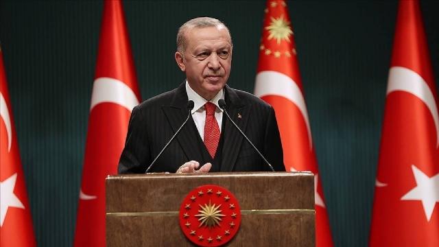 Cumhurbaşkanı Erdoğandan Bakünün kurtuluş yıl dönümü mesajı