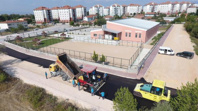 Suluovada altyapı sonrası yollar asfaltlanmaya başlandı