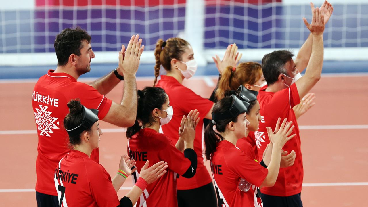 Kadınlar Golbol Milli Takımı teknik üstünlükle kazandı