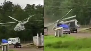 Meksika'da helikopter düştü: 4 yaralı