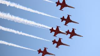 Türk Yıldızları Büyük Taarruz için uçtu