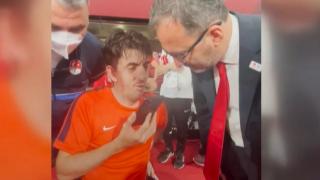 Cumhurbaşkanı Erdoğan'dan Abdullah Öztürk'e tebrik