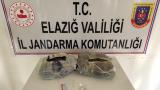Elazığ'da el çantasında 2 kilo 150 gram esrar ele geçirildi