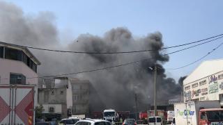 Bursa'da fabrika yangını