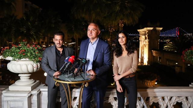 Bollywood yıldızları film çekimi için Türkiyede