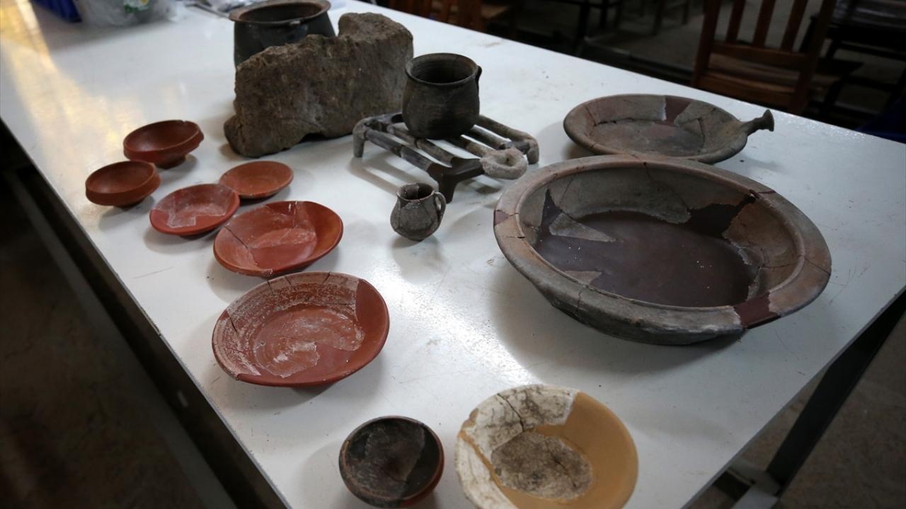 Çok sayıda kesme, delme aletine rastlandı