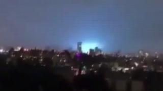Meksika'da "deprem ışıkları" böyle görüntülendi