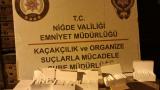 Niğde'de 3 milyon makaron ele geçirildi