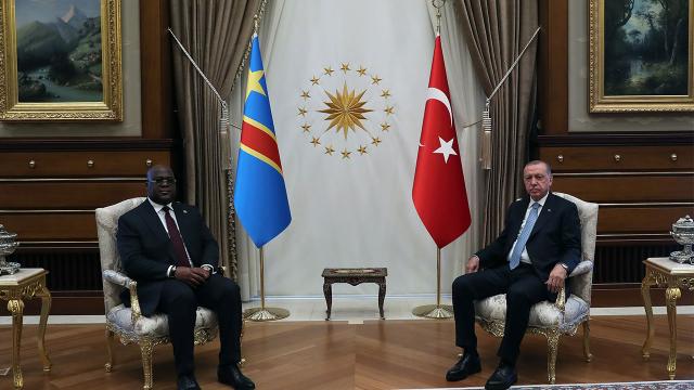 Cumhurbaşkanı Erdoğan Kongolu mevkidaşıyla görüştü haber görseli