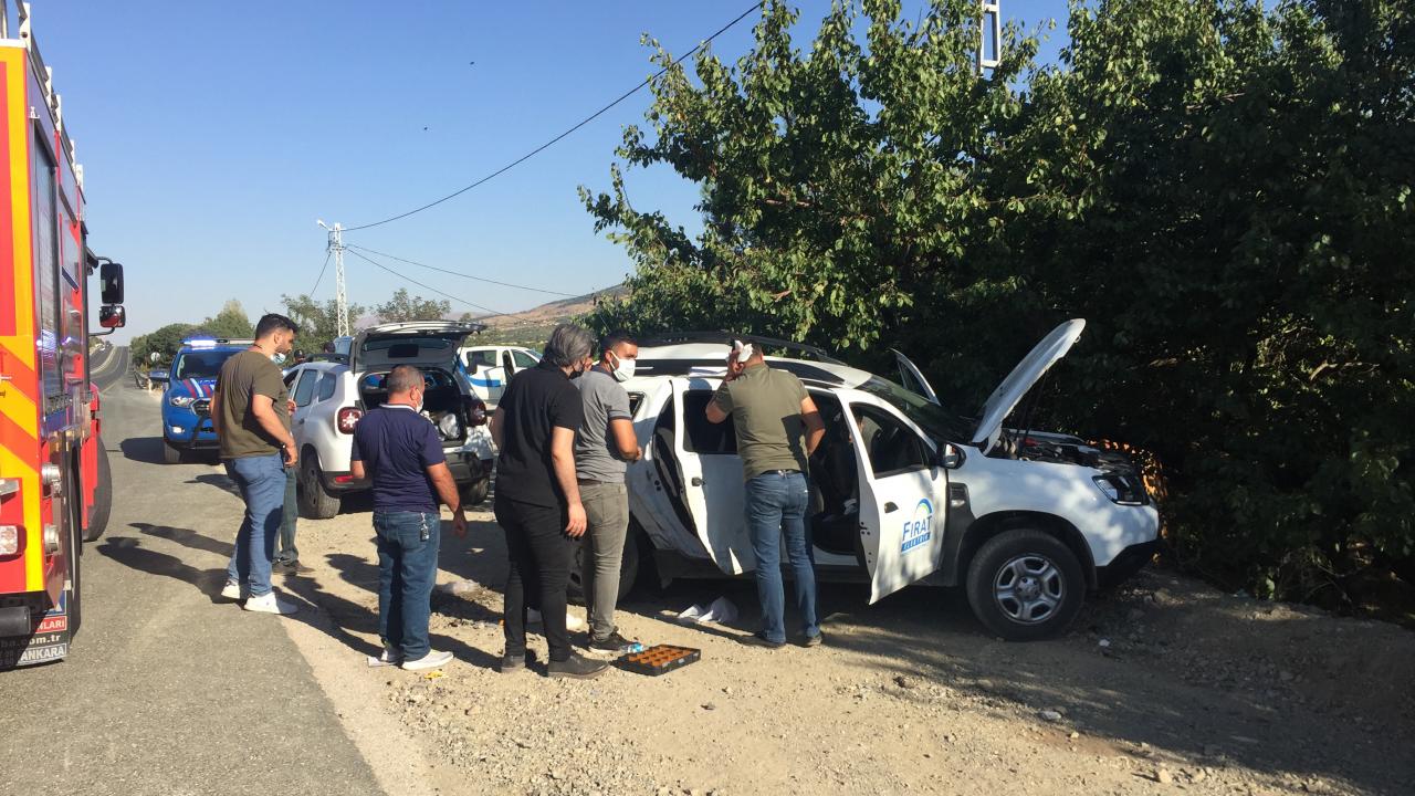 Elazığ'da trafik kazası: 8 yaralı