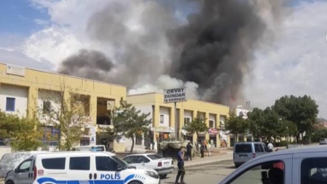Ankara OSTİMdeki yangın kontrol altında