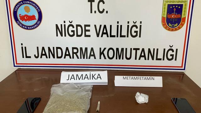 Niğdede 1 kilo Jamaika ele geçirildi