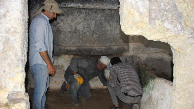 Turuş Kaya Mezarları turizme kazandırılıyor