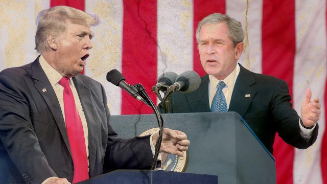 Bush ile Trump arasında iç terör tehdidi tartışması yaşanıyor