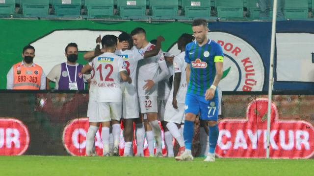 Hatayspor Rizede kazandı