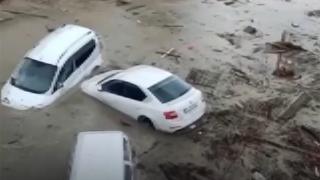 Bozkurt'taki sel felaketine ilişkin yeni görüntüler