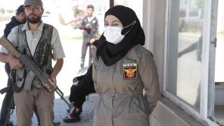 Türkiye'nin desteğiyle eğitilen Suriyeli kadın polisler görev başında