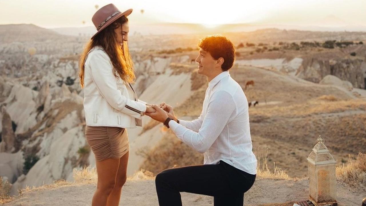 Cedi Osman evlilik teklifi için Kapadokya'yı seçti