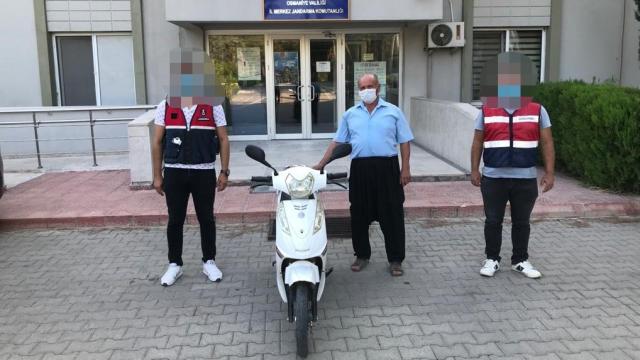 Çalınan motosiklet bulunarak sahibine teslim edildi