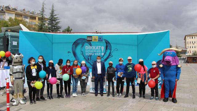 "Temiz Su, Yeşil Vatan" eğitim tırı Seydişehirde