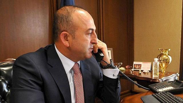 Dışişleri Bakanı Çavuşoğlu, Fransız mevkidaşıyla telefonda görüştü