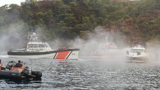 Muğla'da lüks yatta çıkan yangın söndürüldü