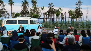 Cumhurbaşkanı Erdoğan gençlerle bir araya geldi